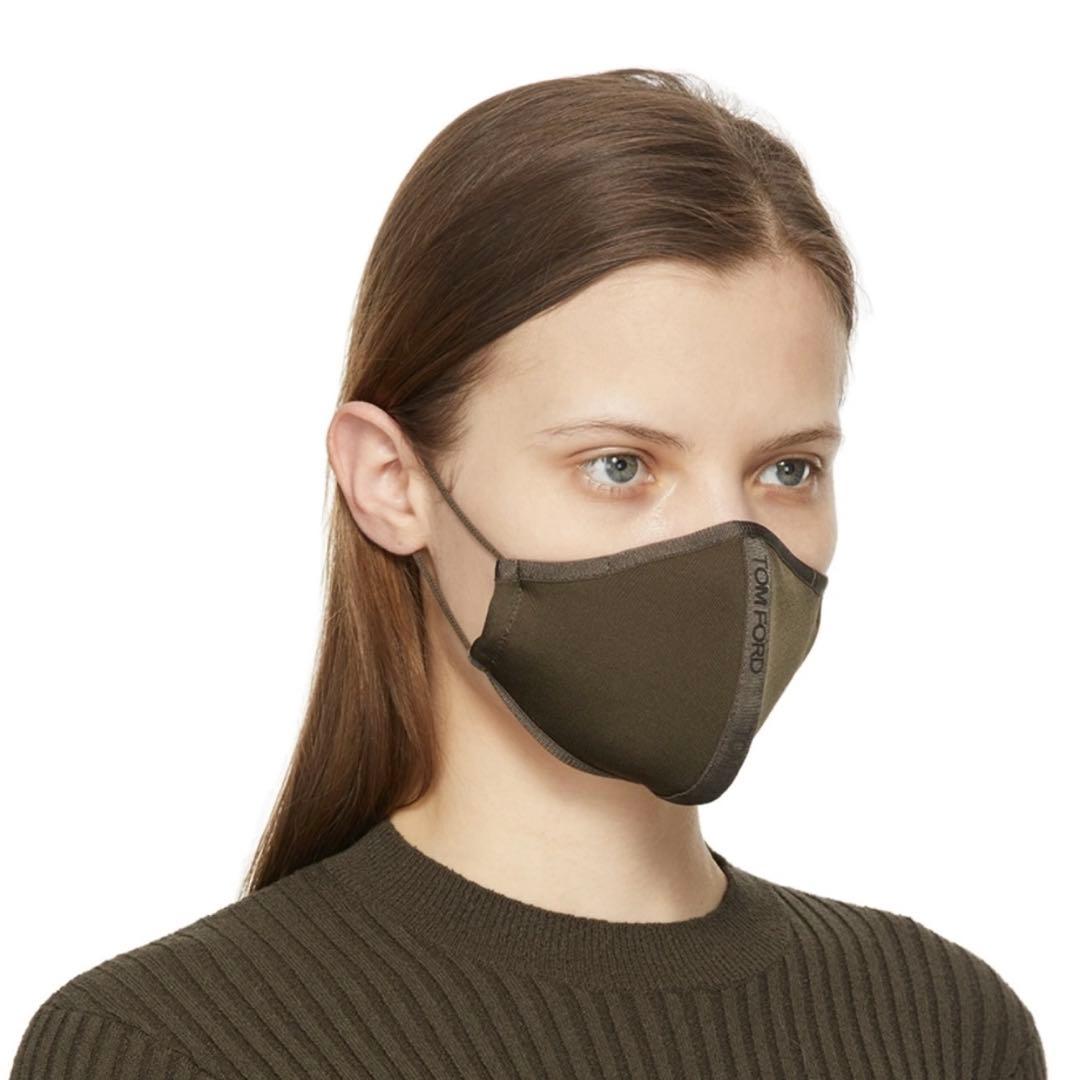 トムフォードTOM FORDマスク Sサイズ新品未使用 巾着付き カラーブラック