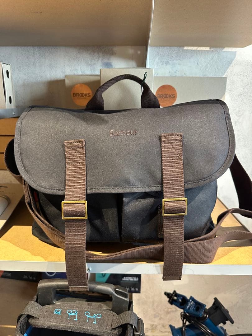 Brompton Barbour 限定コラボバッグ