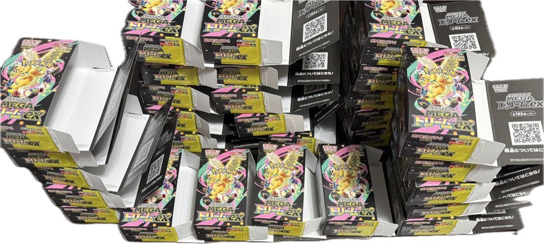 MEGAドリームex　メガドリームex ペリペリ付き　空箱　29箱