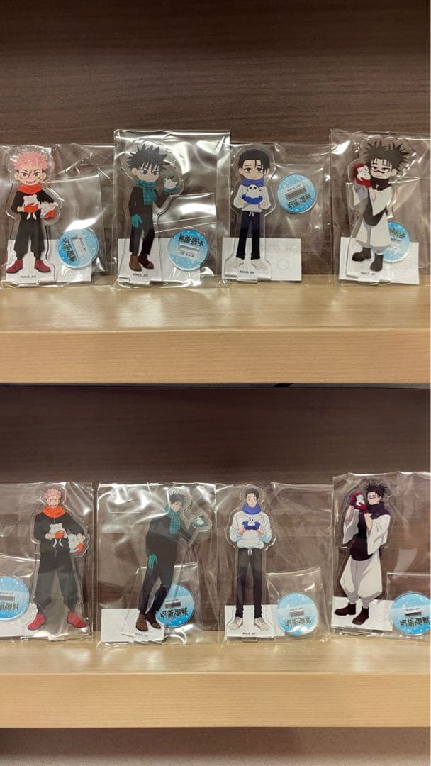 8点セット札幌雪まつり限定　呪術廻戦 アクリルスタンド 呪術廻戦」、「2024さっぽろ雪まつり」にて五条悟と虎杖悠仁の巨大雪像