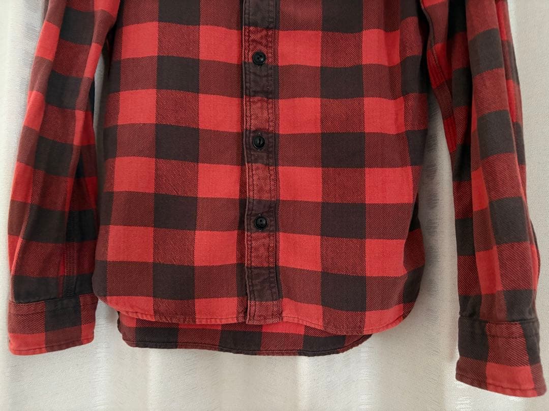 希少XS】ベッカム着用RRLダブルアールエル バッファローチェック