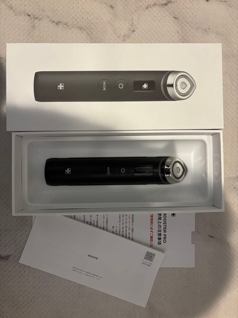 AGE-R BOOSTER PRO 美顔器 ブラック　ブースタープロ Amazon.co.jp: メディキューブ AGE-Rブースタープロ ブラック 1日5分