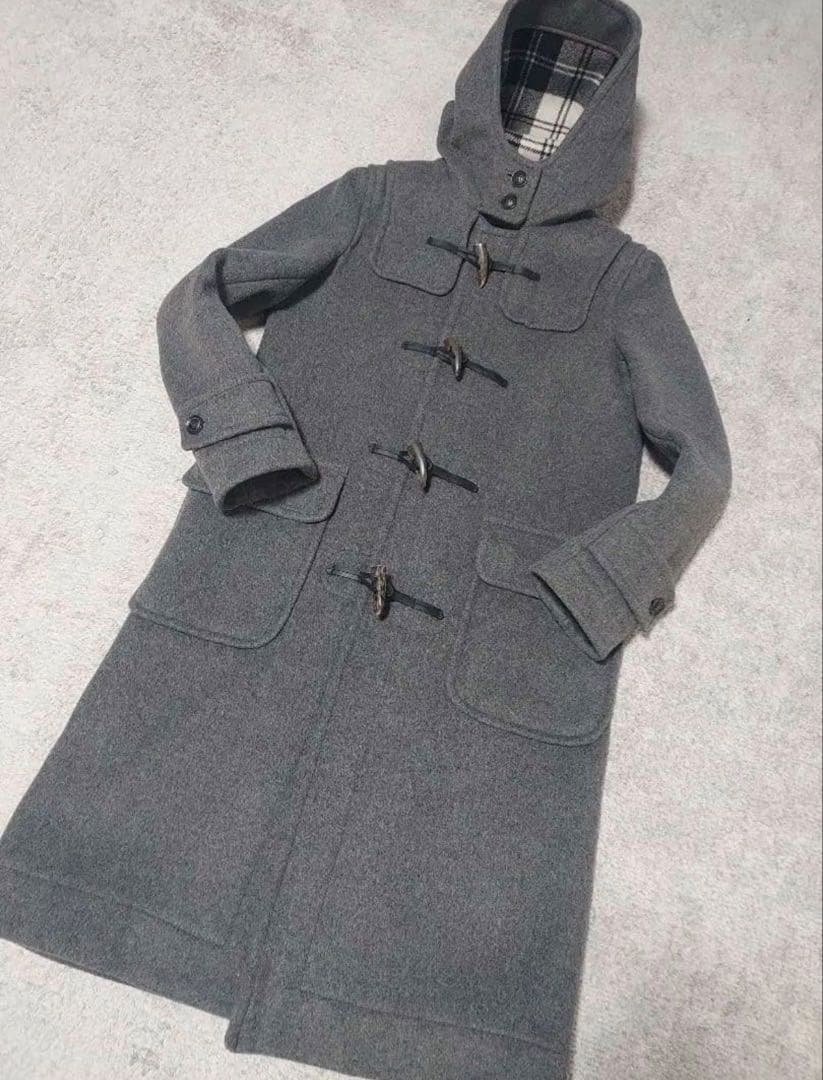 ロンドントラディション ダッフルコート グレー トグル 34 美品 - メルカリ