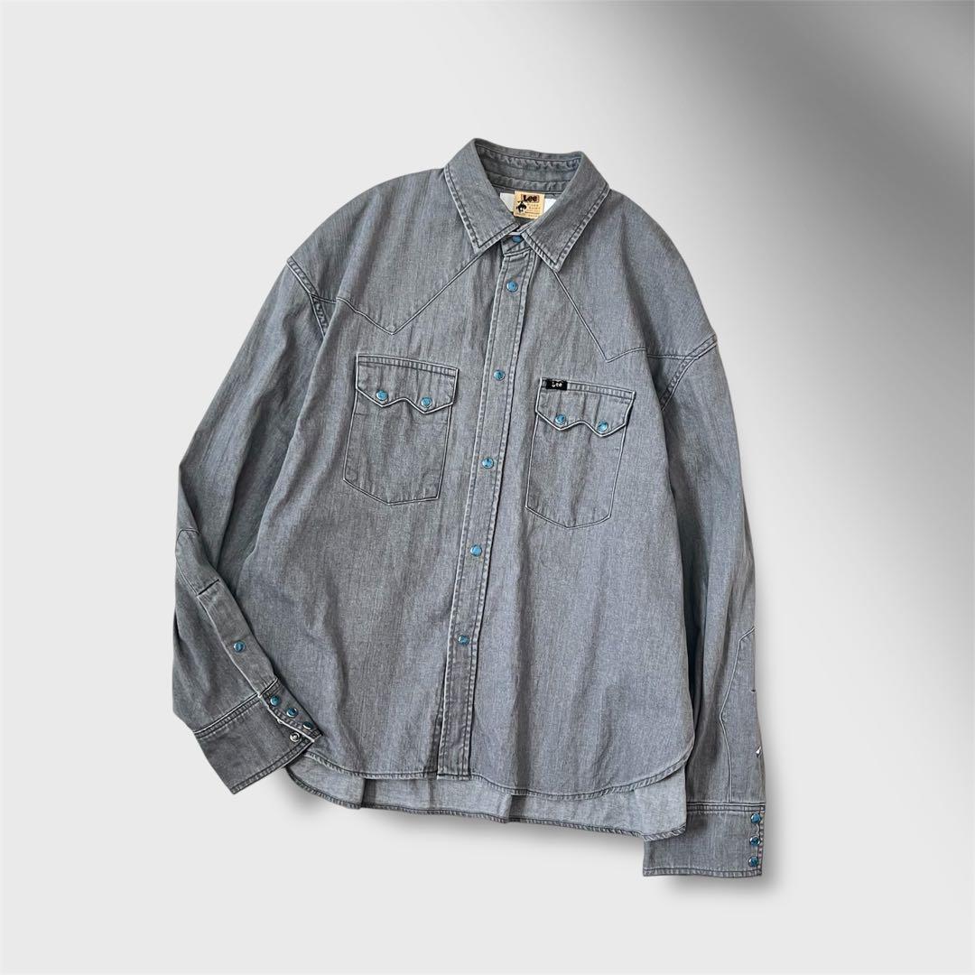 DIGAWEL×Lee WESTERN SHIRT オーバーサイズ ターコイズ