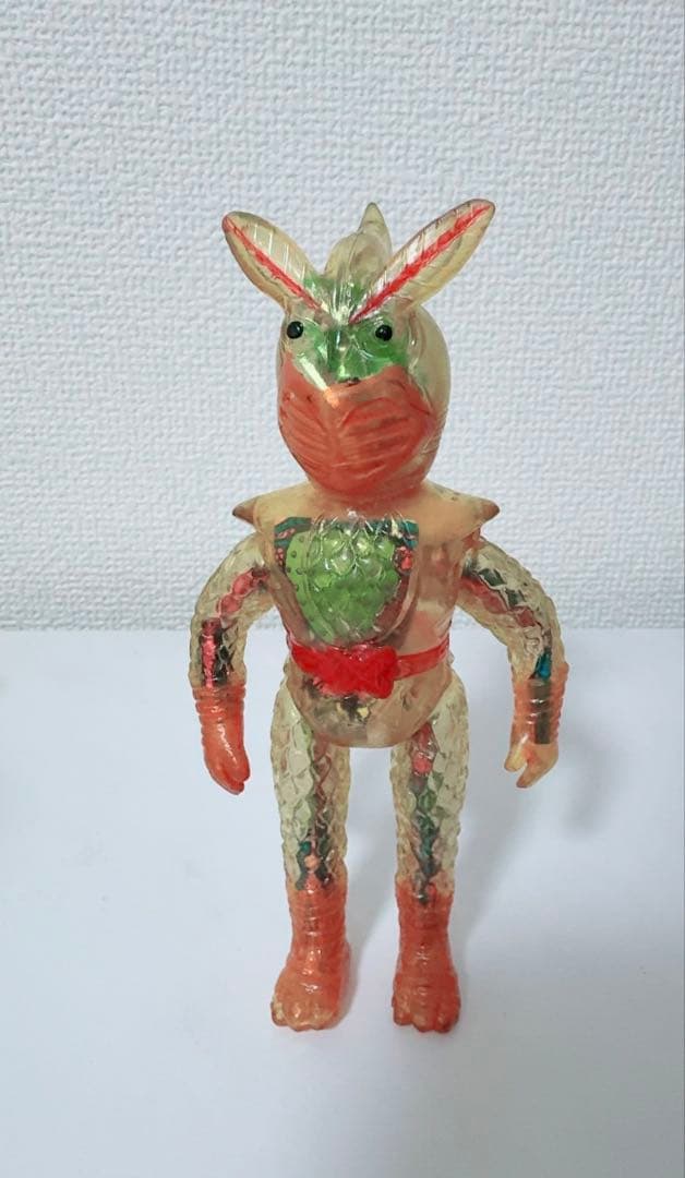 改造人間 変身忍者嵐 クリア 透明 ソフビ