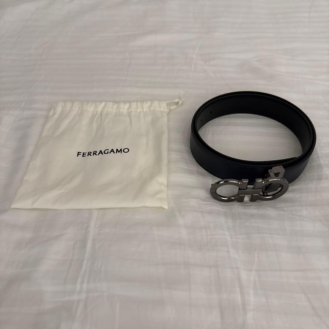 フェラガモ ベルト メンズ 黒 ガンチーニ