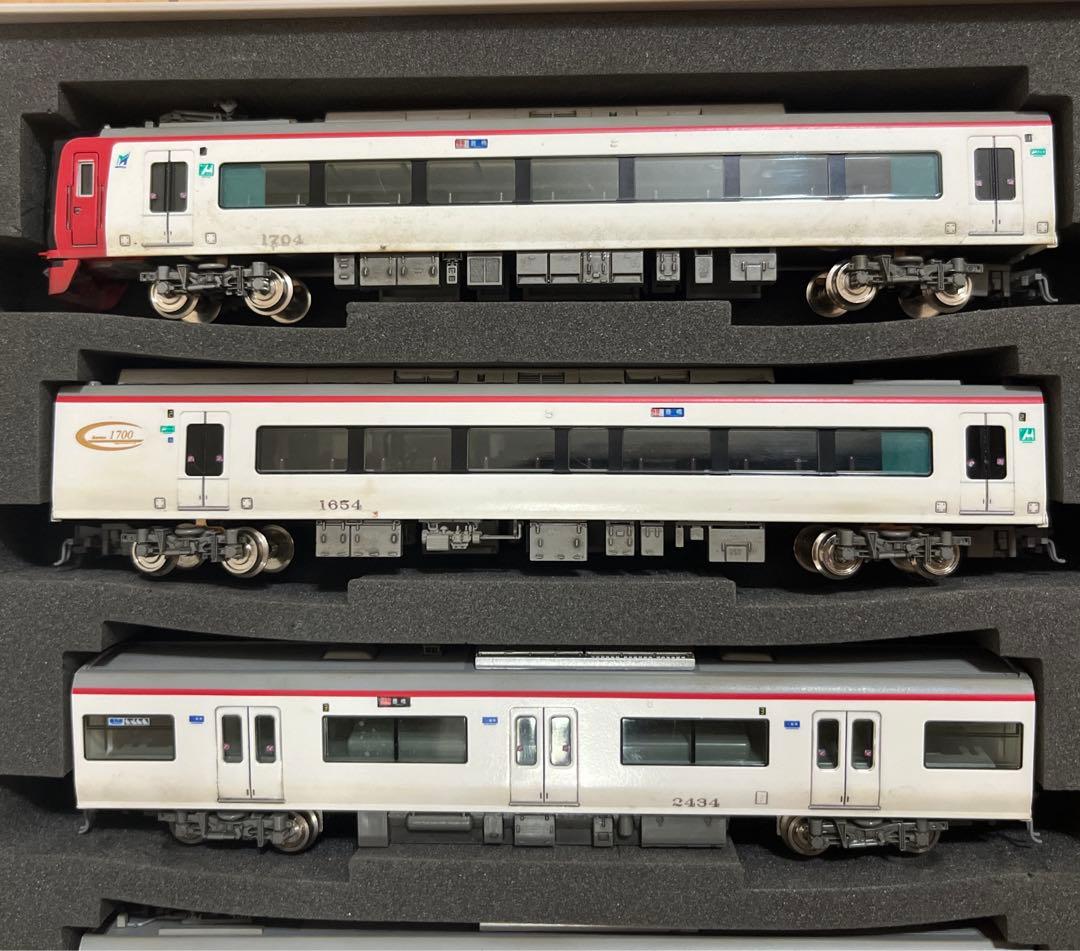 Nゲージ グリーンマックス 名鉄1700系 旧塗装 動力付き6両セットシール