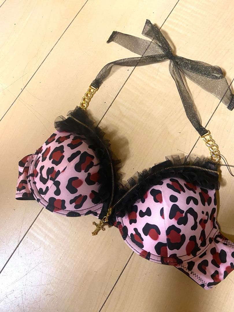 ヒョウ柄 ブラ平成 ハードコア ギャル y2k MARS dia系 パンク 姫