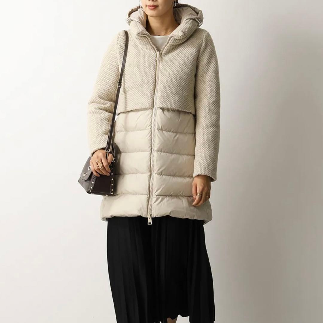 herno ダウン　異素材