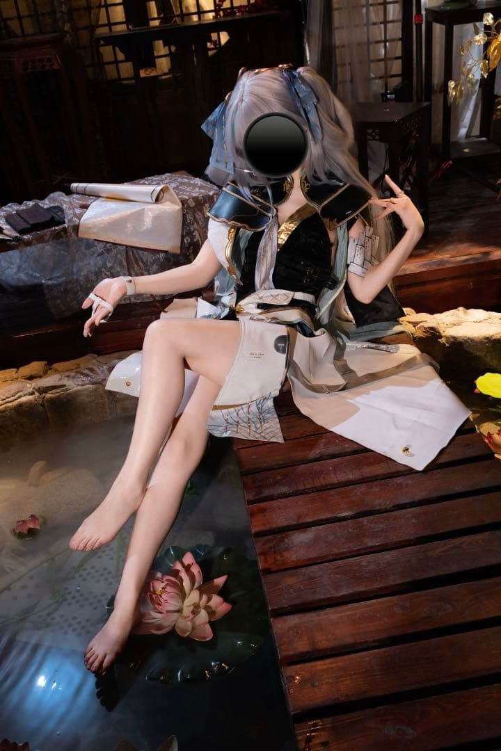 即発送】鳴潮 今汐 コスプレ衣装 フルセット S ウィッグ靴