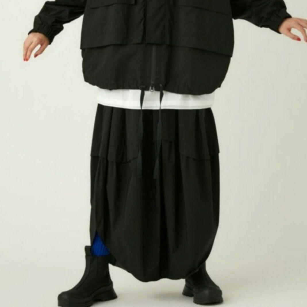 ナゴンスタンス　PERTEX SHIELD ドロストコクーンスカート ロング　М