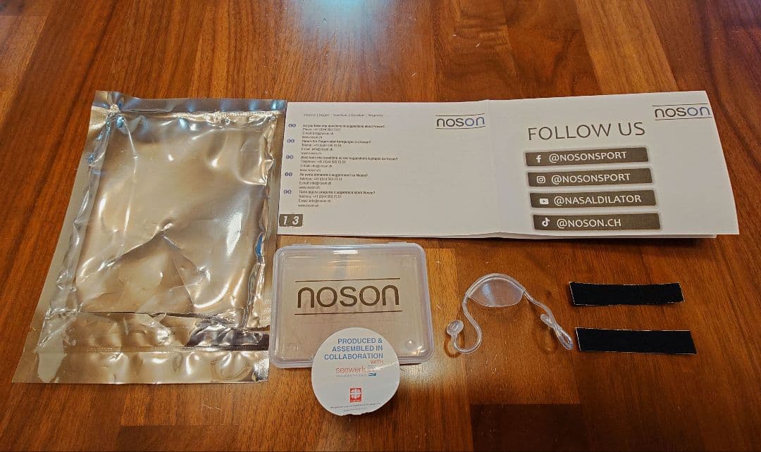 noson Premium 鼻孔拡張機能　鼻呼吸　呼吸改善 海外正規品】Noson ノーソン PREMIUM 鼻拡張器 鼻呼吸 改善