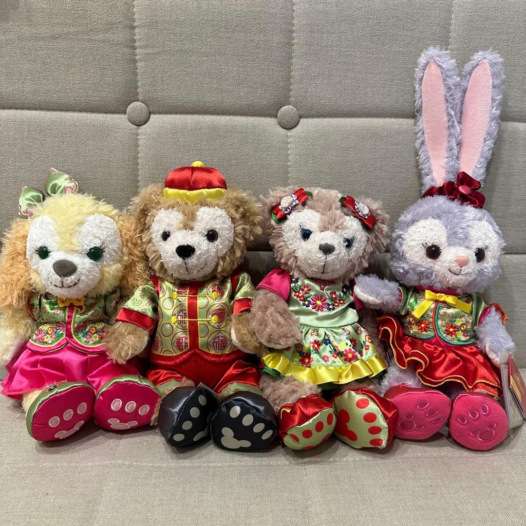 値下げ香港ディズニー ダッフィー シェリーメイ クッキーアン ステラルー 旧正月 値下げ香港ディズニー ダッフィー シェリーメイ クッキーアン