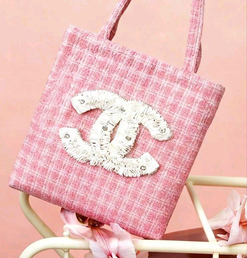 1点のみ！！最安値 CHANEL ノベルティ トートバッグ ピンク ビッグココ
