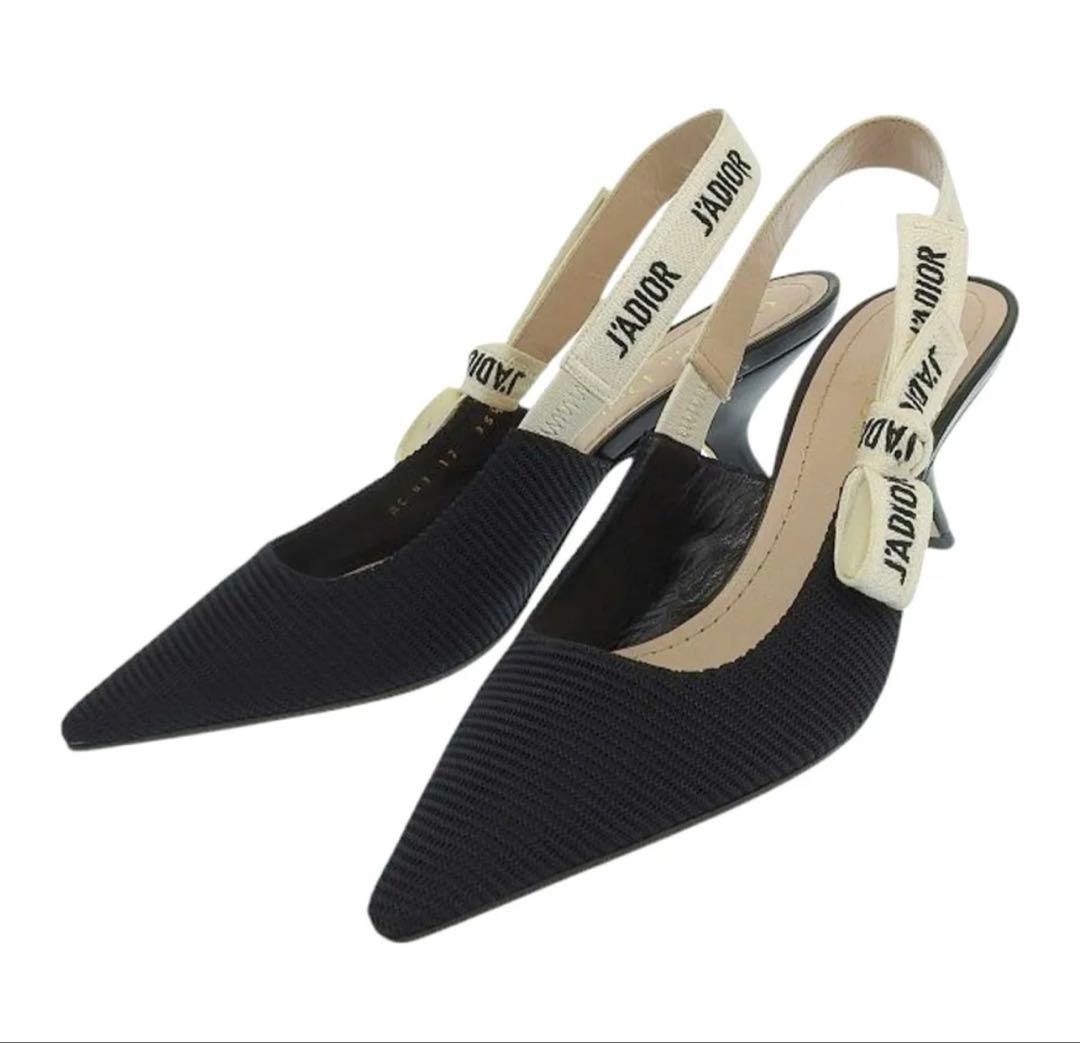 DIOR ポインテッドトゥ スリングバックパンプス　39 すぐ届く】 DIOR ディオール J'ADIOR スリングバックパンプス (Dior