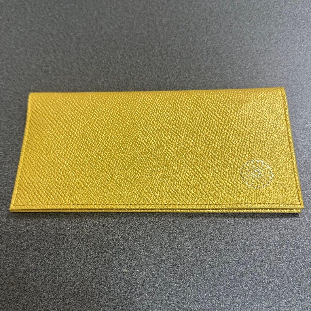 新春値下げ 美品 皇居 財布 長財布 金 イエローゴールド 新品・未使用】皇居 限定 長財布 ゴールド 東御苑売店 本革 金｜Yahoo
