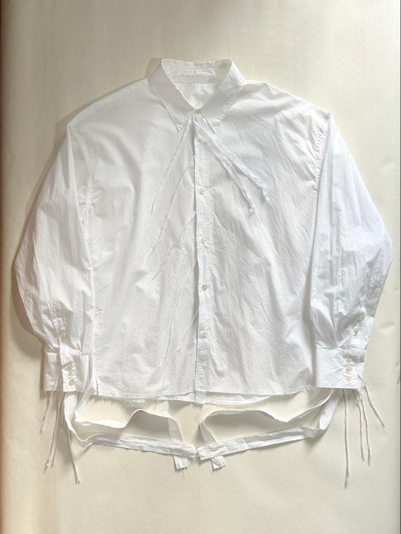 リボンテープ欠品 midorikawa ミドリカワ コットン ホワイトシャツ 中古・古着通販】Midorikawa (ミドリカワ) WHITE SHIRT (ホワイト