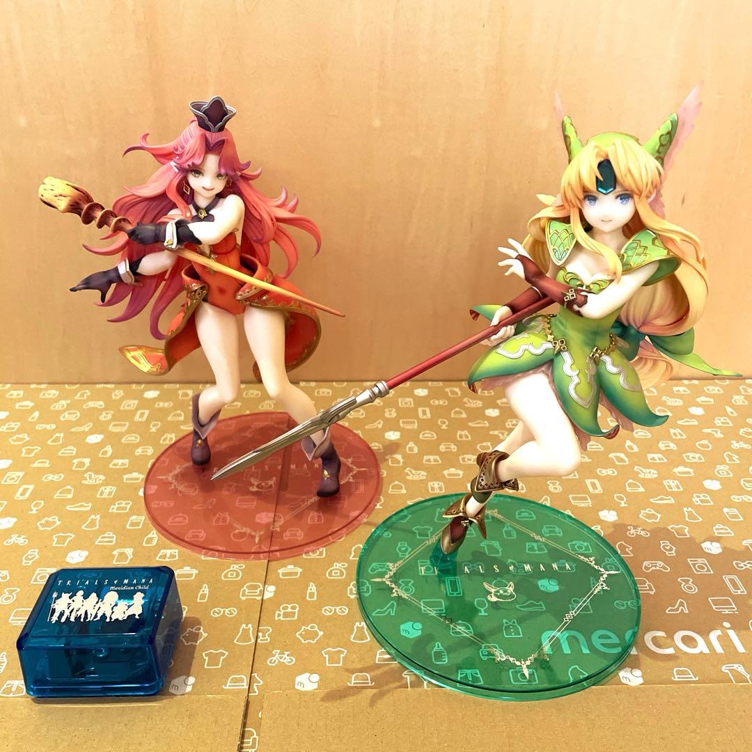 （株）フレア製　聖剣伝説3 リース、アンジェラ　フィギュア　2体セット