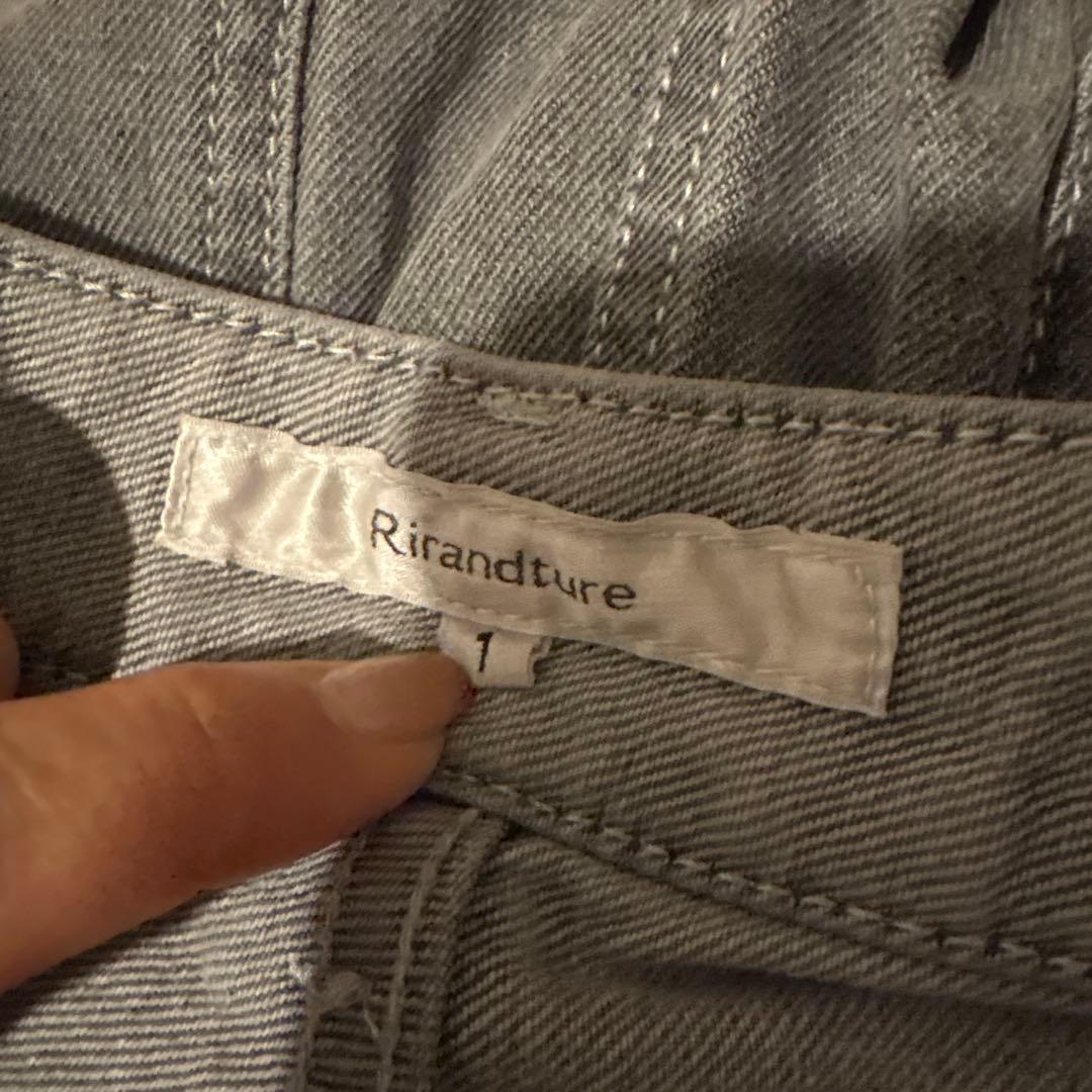 アルページュストーリー★パール付きデニムパンツM 中古・古着通販】ARPEGE STORY (アルページュストーリー) パール付き