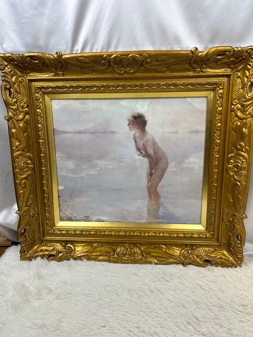 【絵画】複製画 世界の名画 9月の朝 ポール・シャパス 2126