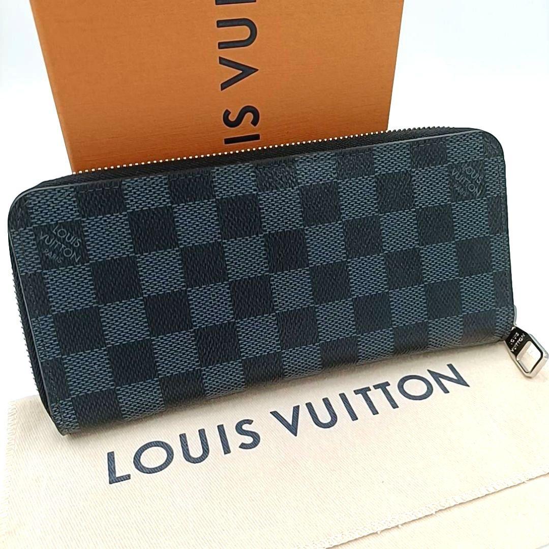 ルイヴィトン　ジッピーウォレット　ヴェルティカル　ダミエコバルト　長財布