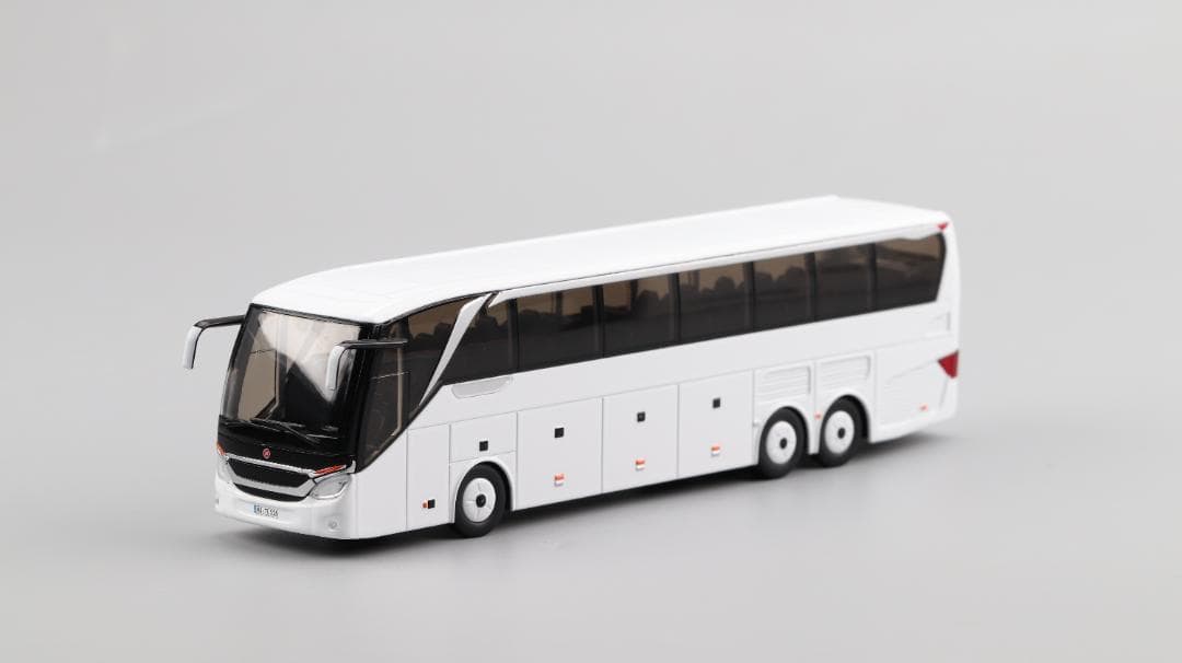 セトラ観光バス - イエロー ホワイト バス ミニカー #玩具##ギフト#