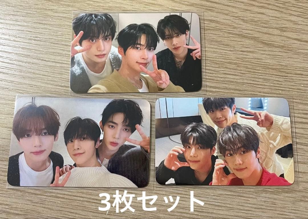 ZB1 NEVERSAYNEVER muvve 香港サイン会当選トレカ３枚セット