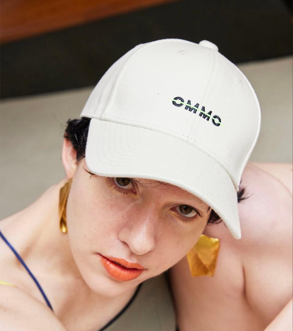 OMMO LOGOCAP ロゴキャップ ホワイト