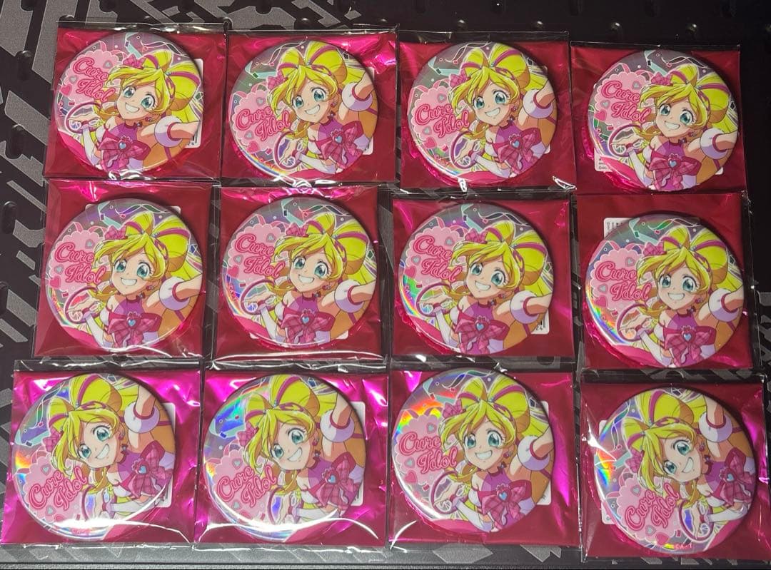 キミとアイドルプリキュア ドリームステージ 缶バッジ キュアアイドル 12個