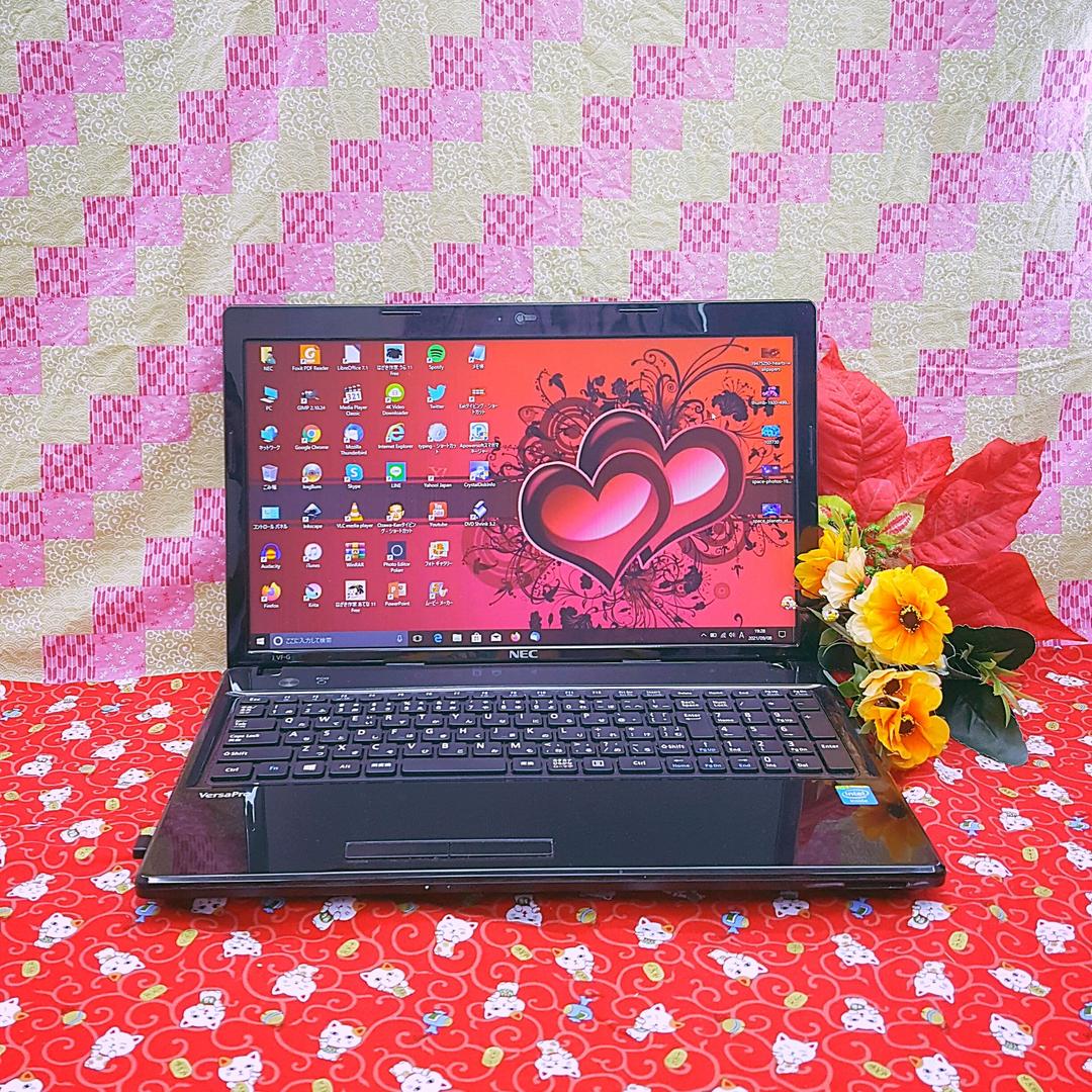 極上品！大容量５００G！カメラ搭載！便利なソフト多数！新型Win10！動画編集