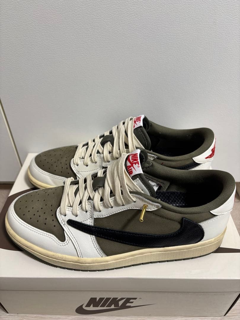 靴 AIR JORDAN 1 TRAVIS REVERSE OLIVE 26cm
