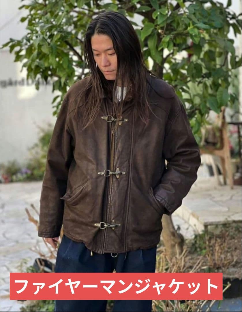 CONBIPEL レザーファイヤーマンジャケット
