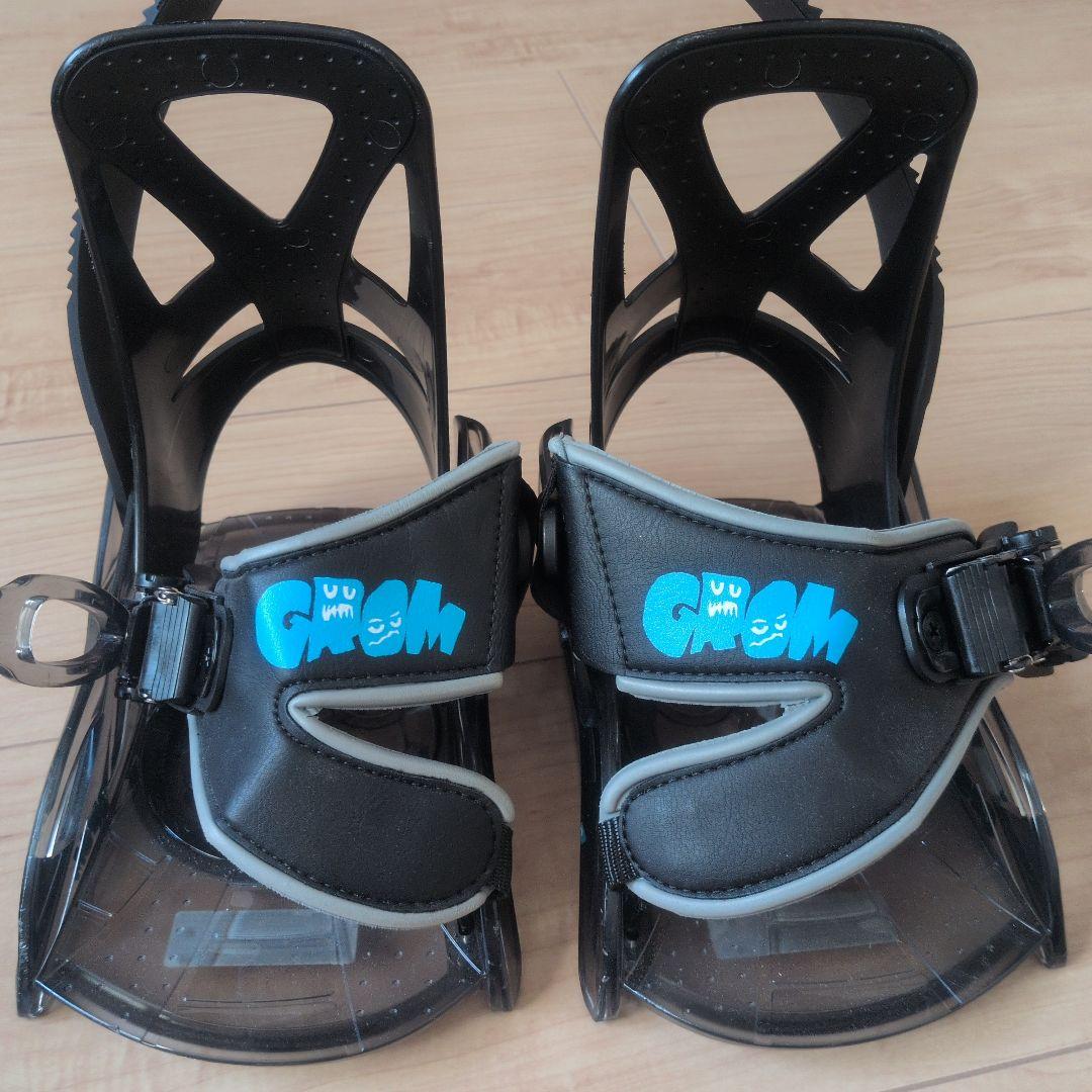 （良品）Burton Grom スノーボード ビンディング ブラック
