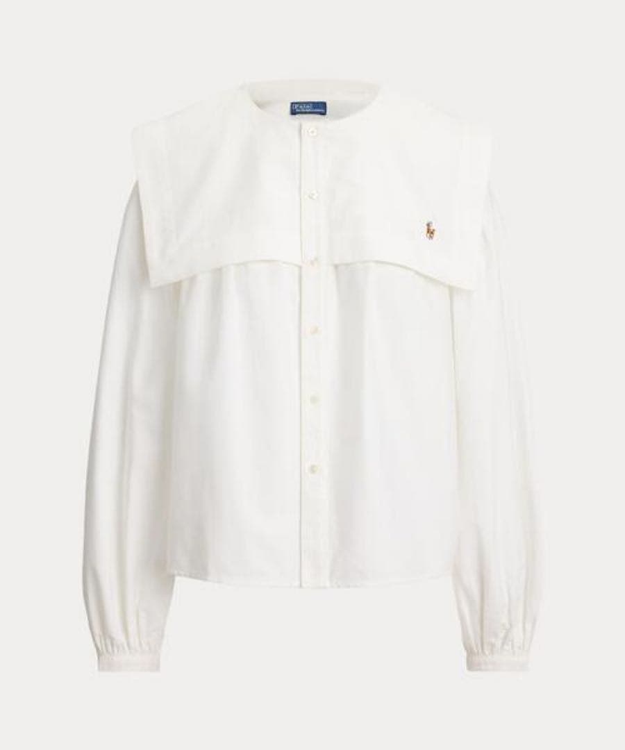 ポロ　ラルフローレン ビブ コットン オックスフォード シャツ