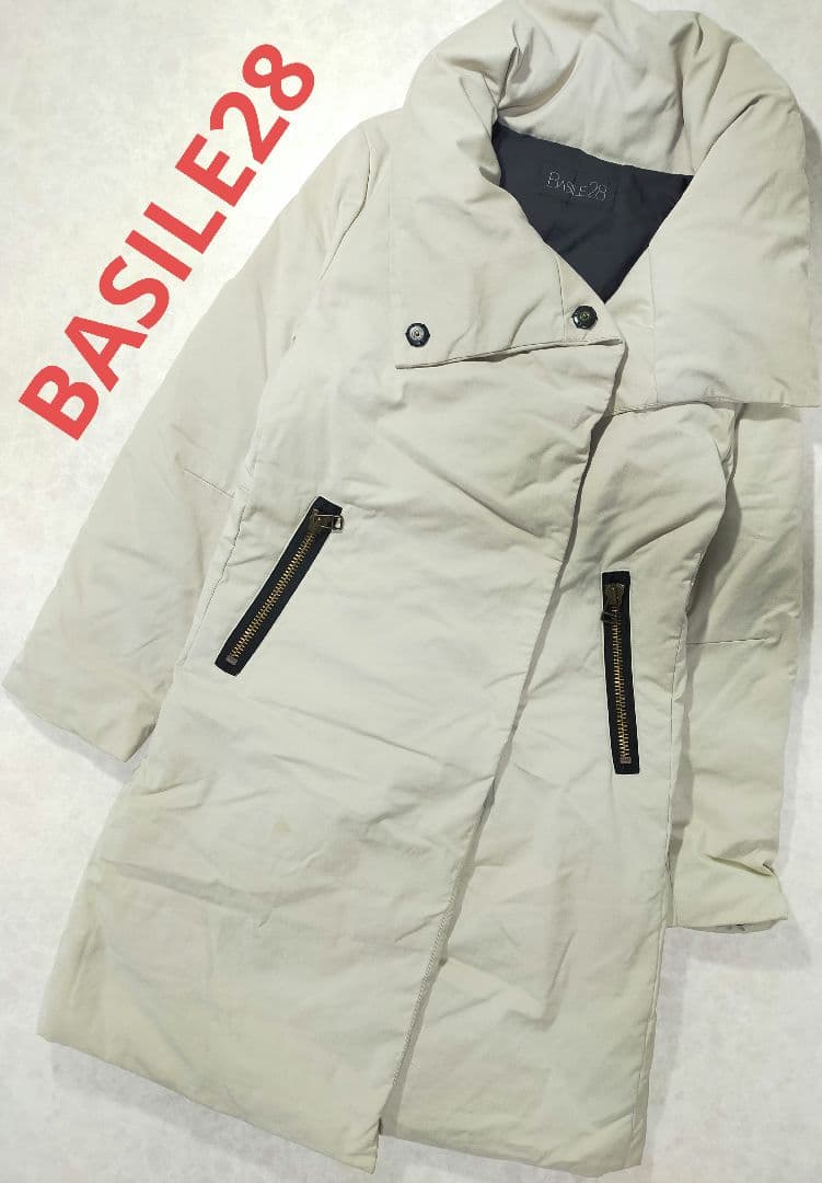 Basile28　ダウンジャケット　ロングコート　ジャンパー　ダウン90%