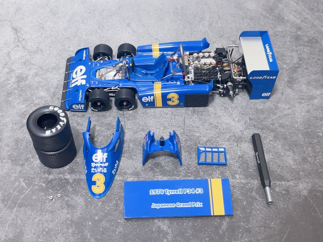 限定1500台 TSM 京商 1/18 タイレル P34 1976 日本GP - メルカリ