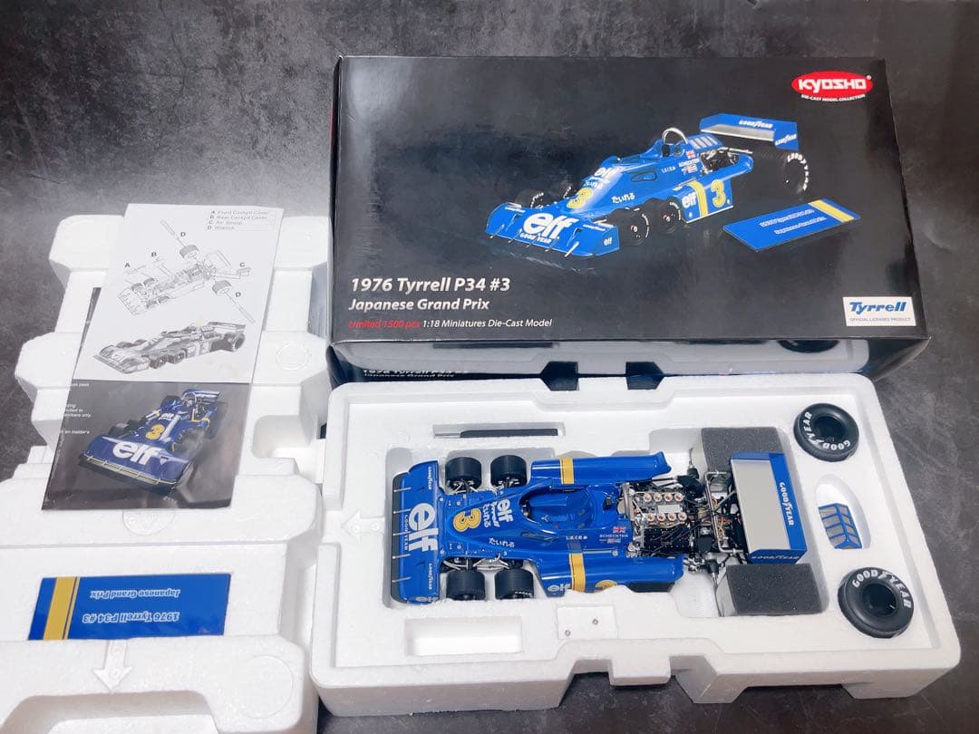 限定1500台 TSM 京商 1/18 タイレル P34 1976 日本GP - メルカリ