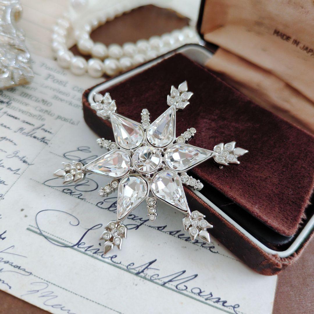 MMA メトロポリタン美術館 スノーフレーク ブローチ 雪の結晶