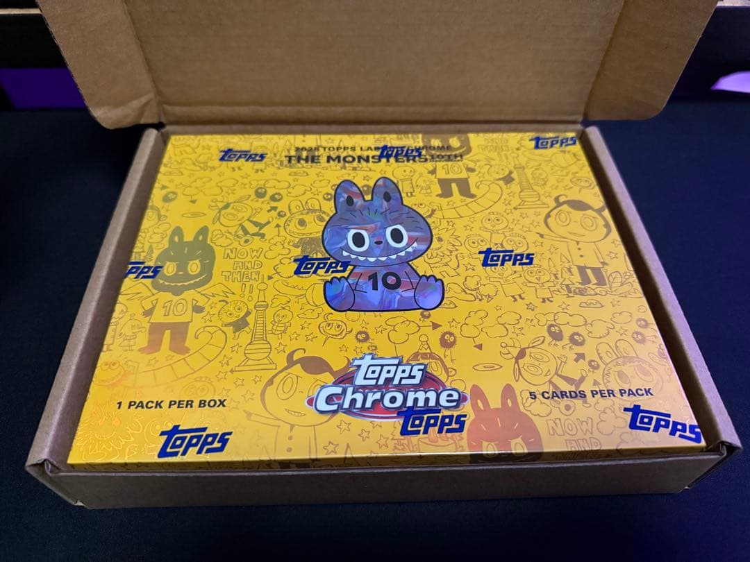 Topps Chrome Labubu 新品未開封1BOX
