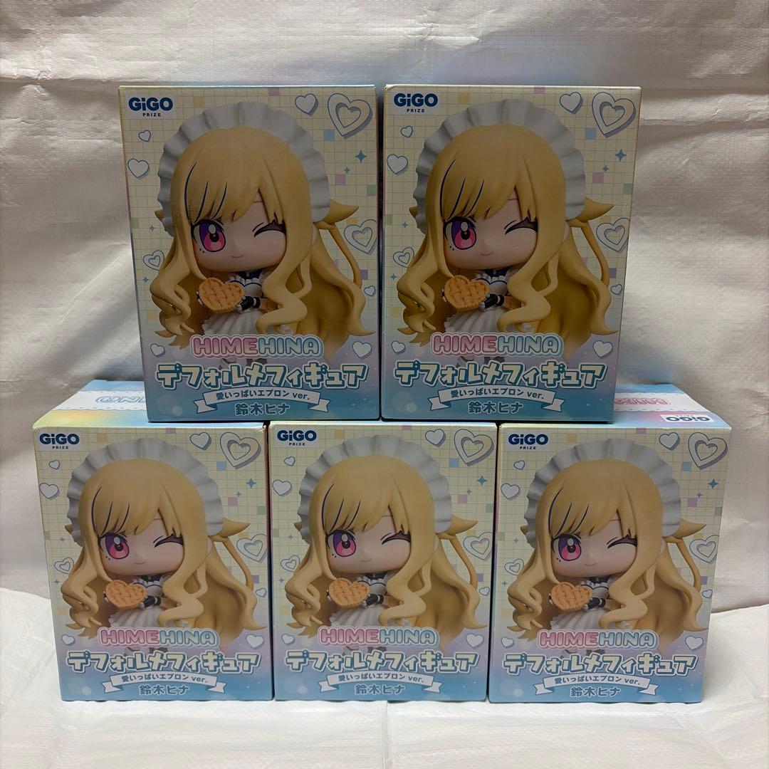 【5個】HIMEHINA 鈴木ヒナ GiGO限定 デフォルメフィギュア ヒメヒナ