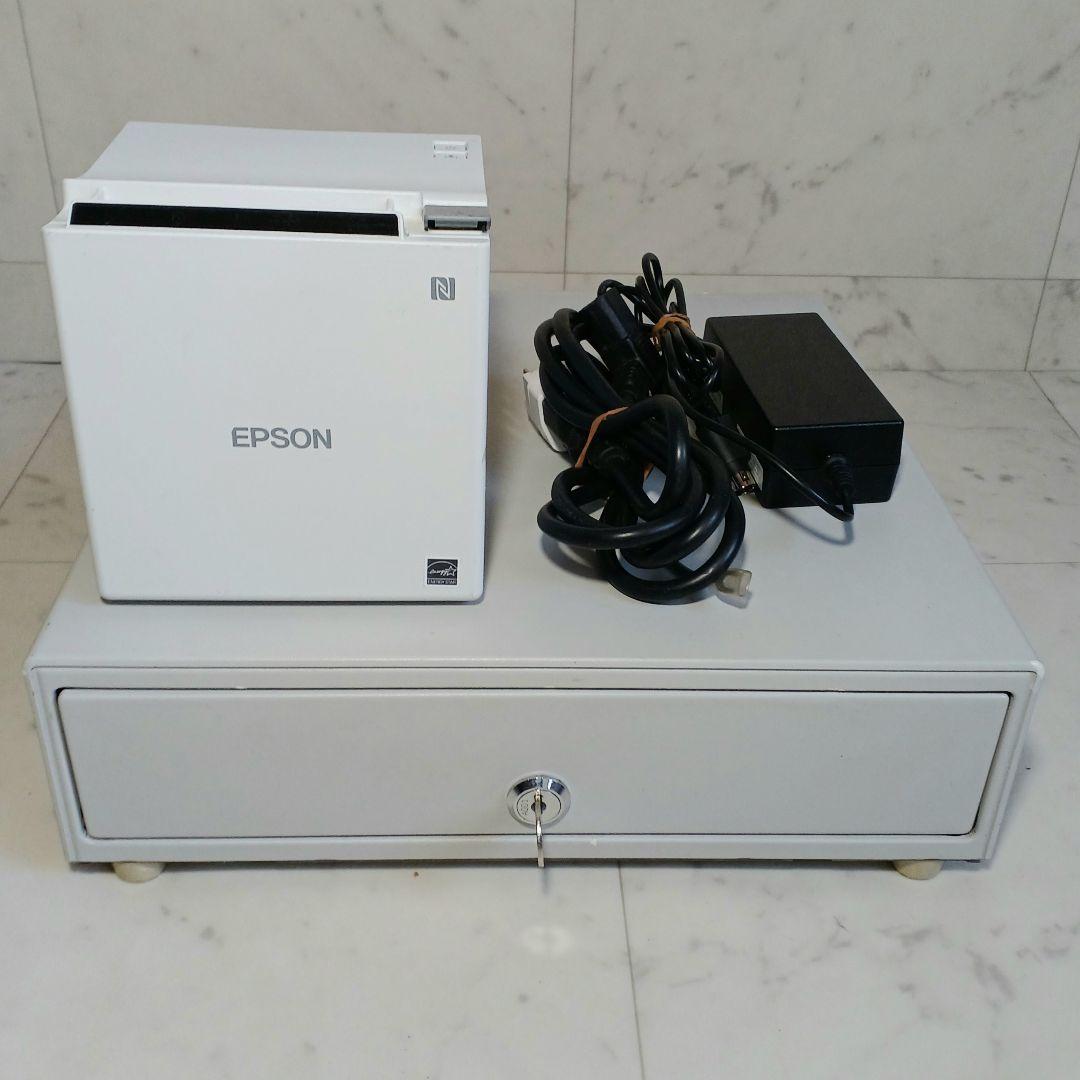 中古■EPSON TM-m30 サーマルプリンター＆ドロアー 中古品】エプソン レシートプリンター TM-m30 変換プラグ付き | STORE