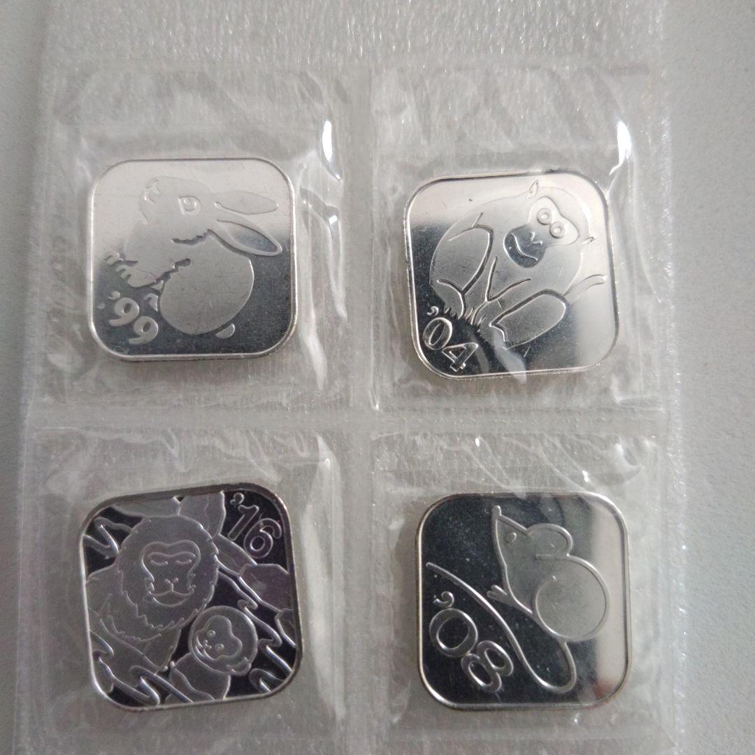 造幣局年銘板 純銀 17.2g(4.3g x4) シルバー