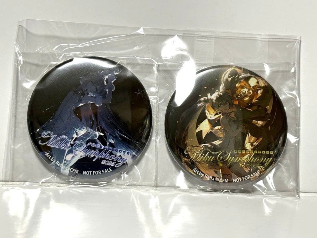 初音ミクシンフォニー10th CD 予約特典 札幌・東京公演 缶バッジセット