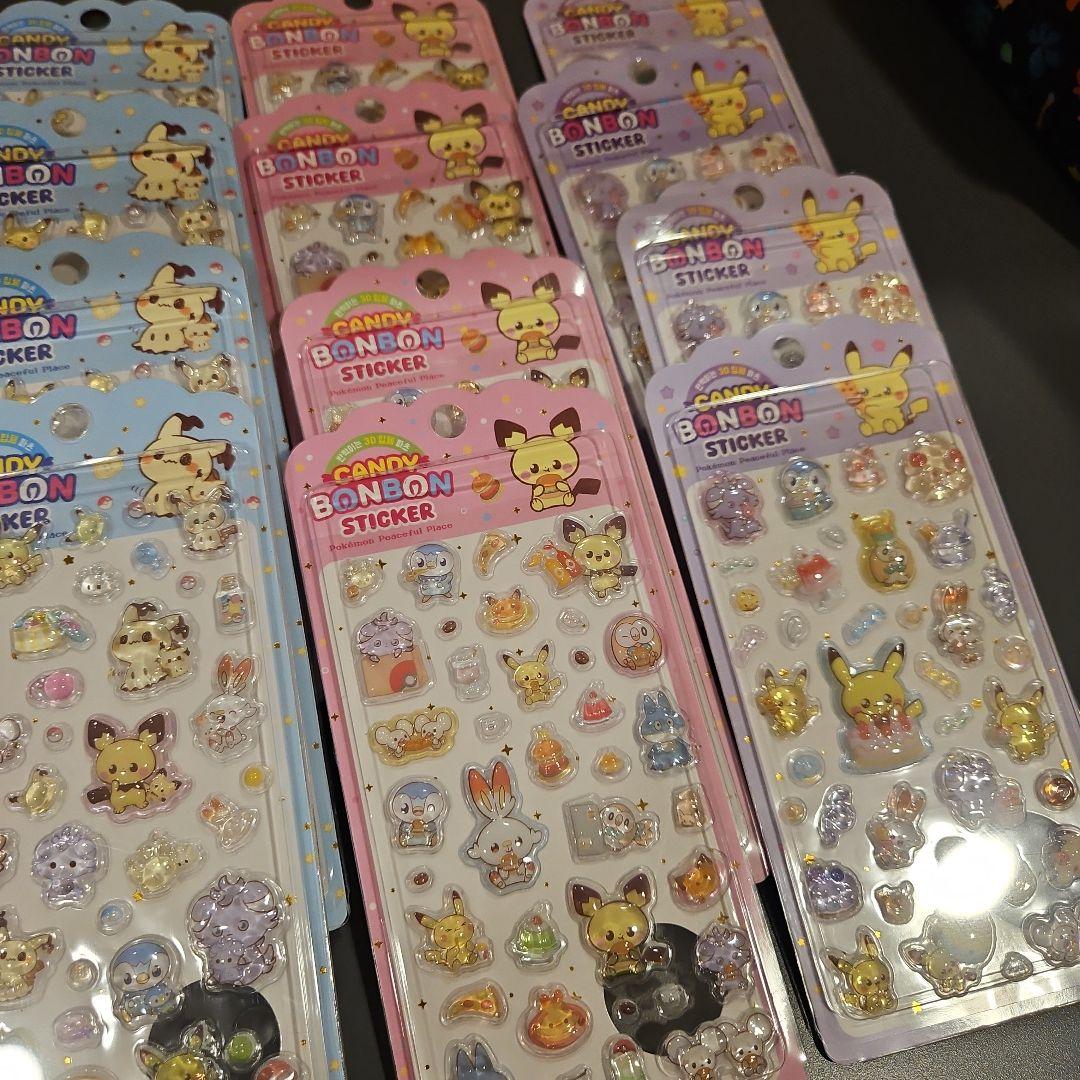 16枚 ポケモン ボンボンドロップ シール 韓国限定 正規品 - メルカリ