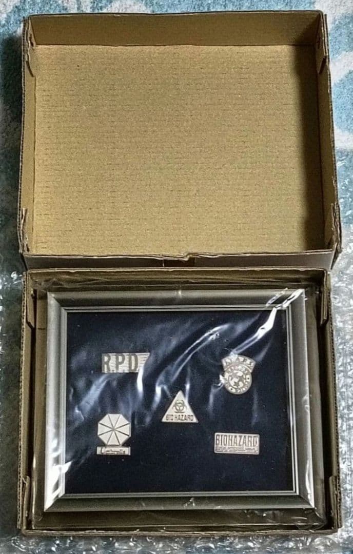 バイオハザード　シルバー925ピンズ5個セット バイオハザード シルバー925ピンズ5個セット