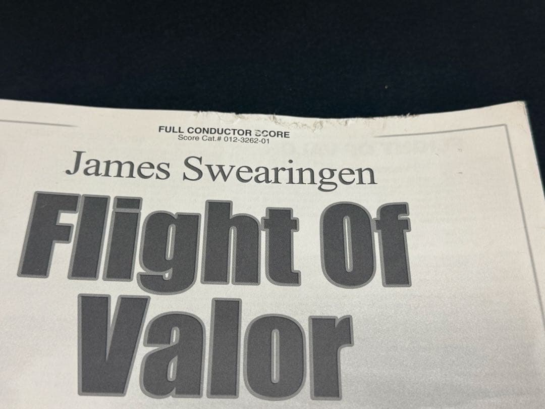 勇敢な飛行ジェイムズ・スウェアリンジェン Flight of Valor 吹奏楽