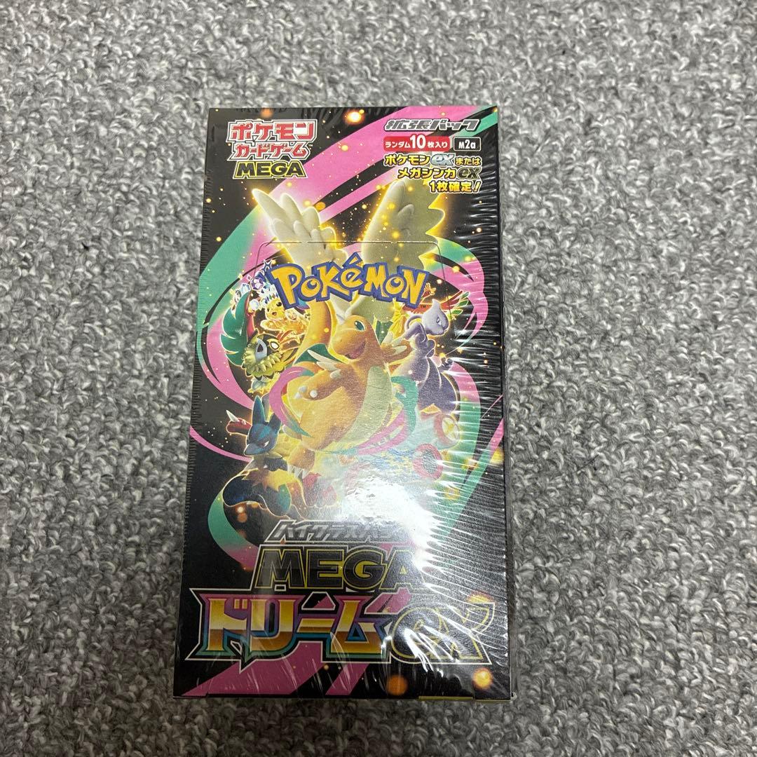 ポケモンカードゲーム MEGA ドリームEX 新品、未開封、シュリンク付き