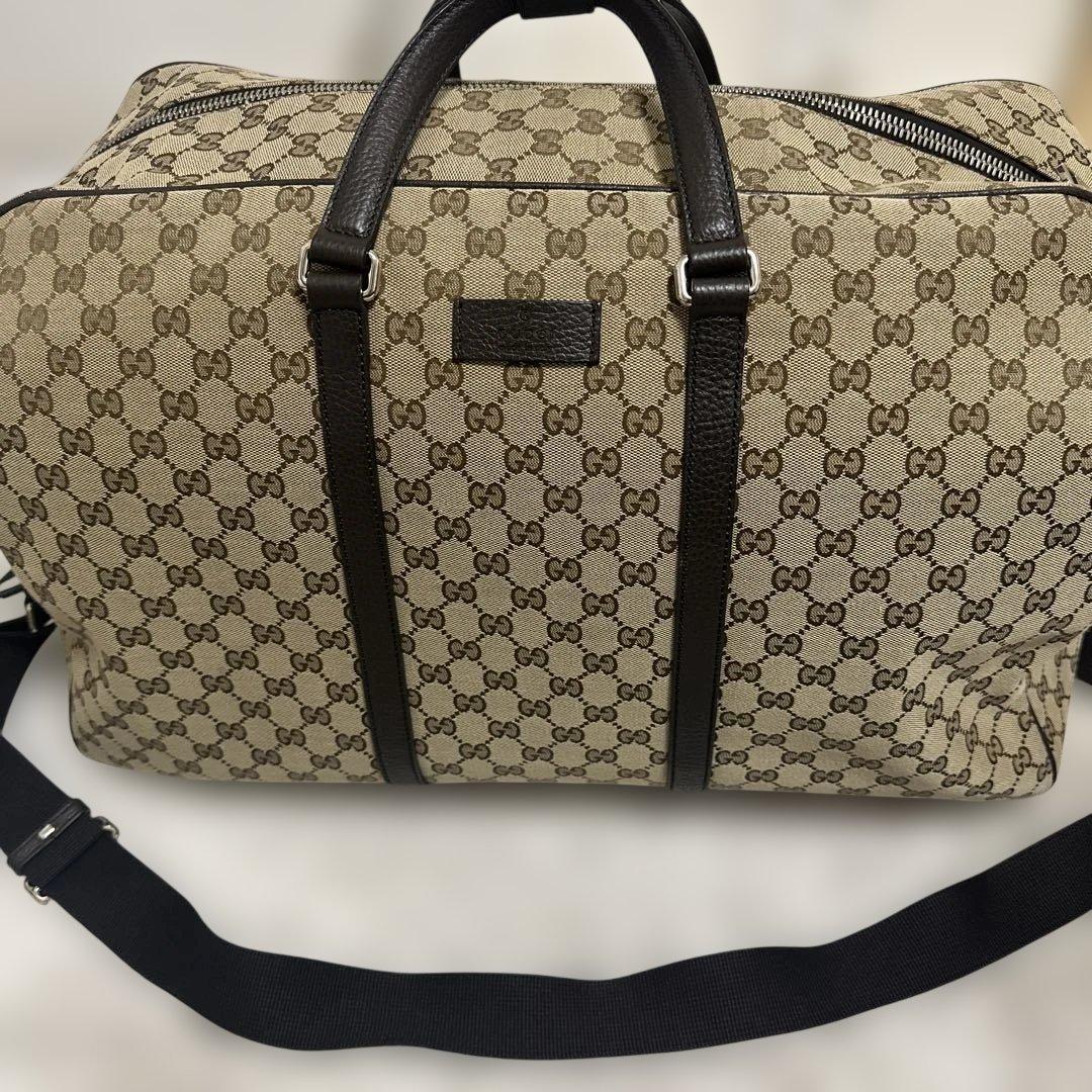ル*フ様 GUCCI グッチ ボストンバッグ 型番449167 - メルカリ