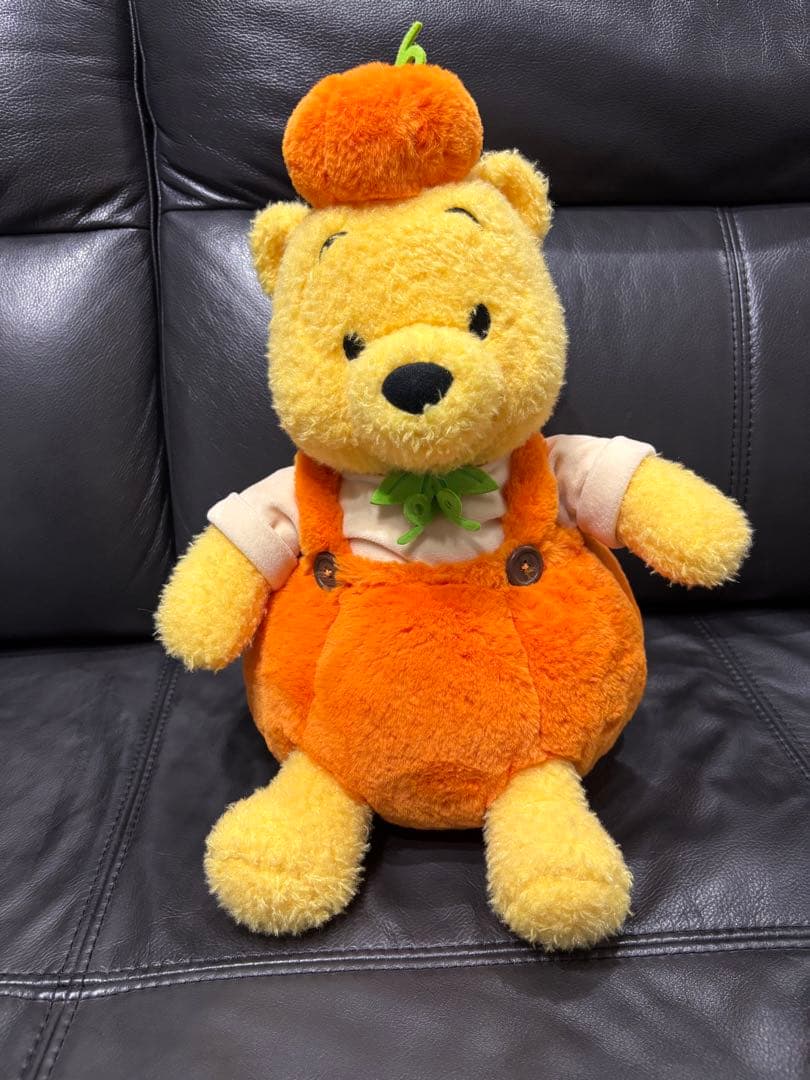 ディズニー　ハロウィーン 2025 ぬいぐるみ　プーさん　パンプキン
