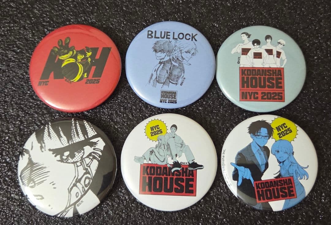 講談社ハウス 缶バッジ 10セット KODANSHA HOUSE アメリカ限定 - メルカリ